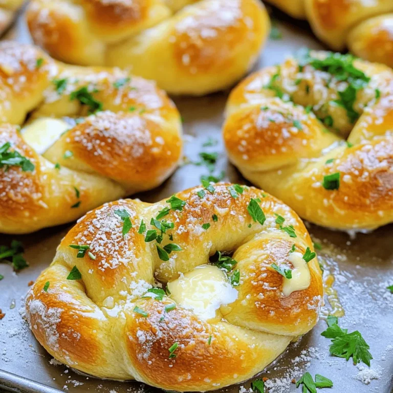To make garlic knots, you need the following ingredients: