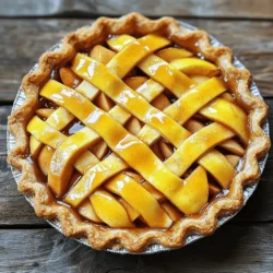 - 4 medium apples (Granny Smith or Honeycrisp) - 1 cup packed brown sugar - 1 teaspoon ground cinnamon - 1/4 teaspoon ground nutmeg - 2 tablespoons freshly squeezed lemon juice - 1 tablespoon cornstarch - 1 package of pre-made pie crusts - 1/2 cup caramel sauce - 1 egg, beaten - Whipped cream or vanilla ice cream for serving Gathering the right ingredients is key. I choose Granny Smith or Honeycrisp apples for their tartness. Their firm texture holds up well during baking. The brown sugar adds depth and sweetness. Ground cinnamon and nutmeg bring warmth and spice to the filling. Fresh lemon juice brightens the flavors and prevents browning. Cornstarch thickens the apple filling, making it less runny. Using pre-made pie crusts saves time. If you want to make your own, feel free! The caramel sauce adds a rich, sweet layer. A beaten egg gives the crust a nice golden color. For serving, whipped cream or vanilla ice cream makes the pie even better. You don’t need all the optional toppings, but they sure do enhance the experience. Check out the Full Recipe for a complete guide. - Preheat oven to 425°F (220°C). - In a bowl, mix apples with brown sugar, cinnamon, nutmeg, and lemon juice. Toss until coated. Let it sit for 15 minutes. This helps the flavors blend nicely. - Take one pie crust from the package and roll it out. Line a 9-inch pie dish. - Spoon the apple mixture into the crust. Drizzle half of the caramel sauce over the apples for added sweetness. - Roll out the second crust. You can place it whole over the apples or cut it into strips for a lattice design. - Use a pastry brush to apply the beaten egg wash on top. This gives a nice golden color when baked. - Bake the pie for 25-30 minutes until the crust turns golden brown. The apples should be soft but still hold their shape. - Let the pie cool slightly before serving. Drizzle the remaining caramel sauce on top for a sweet touch. For detailed ingredients and additional tips, check the Full Recipe. For the best caramel apple pies, I love using Granny Smith or Honeycrisp apples. These apples are tart and sweet, giving a great flavor. Their firm texture holds up well during baking. If these apples are not available, you can use Fuji or Braeburn apples. They also taste good and add a nice crunch. A soggy bottom crust can ruin your pie. To avoid this, pre-bake the crust for about 10 minutes before adding the apple filling. Line the crust with parchment paper and fill it with pie weights or dried beans. This helps keep the shape. When working with pie crust dough, keep it cold. If it warms up, it may become sticky and hard to handle. Use a light touch when rolling it out to prevent tearing. Making your own caramel sauce is simple and fun. You need just three ingredients: sugar, butter, and cream. Start by melting one cup of sugar in a pot over medium heat. Stir it until it turns a nice amber color. Then, add 6 tablespoons of butter and mix well. Finally, slowly pour in half a cup of heavy cream while stirring. This gives you a smooth sauce. If it is too thick, add a little more cream. For better flavor, add a pinch of salt to balance the sweetness. {{image_4}} To give your caramel apple pies a twist, try adding spices. Cloves and allspice can bring warmth and depth. Just a pinch of each can elevate the flavor. Start with 1/4 teaspoon of either spice. Mix it into your apple filling for a cozy feel. The blend of spices pairs well with the sweet caramel. Bite-sized treats are fun! To make mini caramel apple pies, use a muffin tin. Cut your pie crusts into smaller circles. Each circle should fit into the muffin holes. Fill them with the apple mixture and caramel sauce. Bake these mini pies for 15-20 minutes. They are done when the crust turns golden. For a gluten-free version, choose a gluten-free pie crust. Many brands offer great options at stores. You can also make your own using almond flour or oat flour. Just follow your favorite gluten-free pie crust recipe. This way, everyone can enjoy this tasty dessert! For the best flavor, stick to the same apple filling recipe. Check out the Full Recipe for all the steps you need to make these variations shine! To keep your caramel apple pies fresh, store them in the fridge. Place the pie in an airtight container or cover it tightly with plastic wrap. This way, you can enjoy the pie for up to four days. If you have slices left, it's best to wrap them individually. For reheating, use the oven. Preheat to 350°F (175°C) and warm the pie for about 10-15 minutes. This method revives the flaky crust and gooey caramel. Yes, you can freeze caramel apple pies! Freezing is a great way to save a pie for later. To freeze, let the pie cool completely. Wrap it tightly in plastic wrap and then cover it with aluminum foil. This double wrap prevents freezer burn. You can freeze the pie for up to three months. When you're ready to eat, defrost it in the fridge overnight. After thawing, reheat it in the oven at 350°F (175°C) for about 20-25 minutes. Enjoy your pie as if it were fresh! Caramel apple pies last about 3 to 4 days in the fridge. To store, cover the pie with plastic wrap or foil. This keeps the pie fresh and tasty. If you want to keep it longer, you can freeze the pie. It will last up to 3 months in the freezer. Just make sure to wrap it well to avoid freezer burn. Yes! You can use other fruits if you like. Pears, peaches, or berries work well. Each fruit brings its own flavor. Just cut the fruit into small pieces like you do with apples. You might need to adjust the sugar, depending on the fruit's sweetness. For example, berries may need less sugar than apples. You can serve caramel apple pies with many toppings. Whipped cream adds lightness. Vanilla ice cream is a big favorite too. For an extra treat, drizzle more caramel sauce on top. Chopped nuts or a sprinkle of cinnamon can also make it special. Feel free to get creative with your toppings! You can tell the pie is done by looking at the crust. It should be golden brown. You can also poke a fork into the apples. If they are soft but not mushy, the pie is ready. Lastly, the house will smell amazing when it’s baking. Trust your nose; it knows when the pie is done! This article walks you through making the perfect caramel apple pie. You learned about the key ingredients and step-by-step instructions. I shared tips for choosing apples and achieving a flaky crust. You explored variations and storage options to keep your pies fresh. In the end, making this pie is fun and rewarding. You can impress family and friends with each slice. Happy baking!