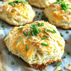 - 2 cups all-purpose flour - 1 tablespoon baking powder - 1/2 teaspoon salt - 1/4 teaspoon freshly ground black pepper - 1/2 cup cold unsalted butter, cut into small cubes - 1 cup shredded sharp cheddar cheese - 1/2 cup finely grated Parmesan cheese - 1/2 cup buttermilk (cold) - 1 large egg (lightly beaten) - Fresh chives, finely chopped (for garnish) To make savory cheese scones, you will need simple ingredients. First, gather your flour. This gives the scones their structure. Next, baking powder helps them rise and become fluffy. Salt adds flavor, while black pepper gives a slight kick. Cold butter is key. It creates flaky layers. Cut the butter into small cubes for easy mixing. The cheese adds rich taste. Sharp cheddar gives a bold flavor. Parmesan brings a nutty note. Buttermilk is important for moisture and tenderness. The egg binds everything together. Finally, fresh chives make a lovely garnish. They add a pop of color and flavor. You can find the full recipe to guide you through the process. Each ingredient plays a role in the end result, creating delightful, savory cheese scones that are perfect for any meal. - Preheat your oven to 400°F (200°C). - Prepare a baking sheet with parchment paper. - Combine flour, baking powder, salt, and pepper in a large bowl. - Whisk until everything mixes well. - Add cold butter to the flour mixture. - Use your fingers or a pastry cutter to work in the butter. - Stop when it looks like coarse crumbs with some larger bits. - Fold in shredded cheddar and grated Parmesan cheese. - Make sure the cheese spreads evenly in the mix. - In a different bowl, mix cold buttermilk and the beaten egg. - Whisk until they are smooth and well combined. - Make a well in the center of the dry mix. - Pour the wet ingredients into the well. - Gently mix until just combined. Don't overwork the dough. - Lightly flour a clean surface. - Pat the dough into a rectangle about 1 inch thick. - Cut the dough into squares or triangles. - Place scones on the prepared baking sheet. - Bake for 15-20 minutes until golden brown. - A toothpick should come out clean when inserted. For the full recipe, check the main article. To get the best texture in your savory cheese scones, start with cold butter. When the butter is cold, it creates little pockets of steam as it melts. This makes scones light and fluffy. Cut the cold butter into small cubes before adding it to the flour mix. Avoid overmixing the dough. Mix just until the wet and dry ingredients are combined. Overmixing can make your scones tough. You want the dough to stay tender and airy. Adding herbs or spices can jazz up your scones. Try mixing in fresh herbs like rosemary or thyme. You can also add some garlic powder or onion powder for extra flavor. A pinch of cayenne can give a nice kick too! Experiment with different cheese blends. Mixing in some blue cheese or gouda can enhance the taste. Get creative and find what flavors you love! Bake your scones on the middle rack of the oven. This ensures even heat distribution. If you place them too high or too low, they may bake unevenly. Check the scones after 15 minutes. They should be puffed and golden brown. A toothpick inserted in the center should come out clean. This means they are ready to enjoy! For a detailed guide, check out the Full Recipe. {{image_4}} You can use different cheeses for your savory cheese scones. Sharp cheddar gives a bold taste. You might also try gouda for a creamy flavor. Parmesan adds a nice salty touch. For a milder flavor, use mozzarella. If you like blue cheese, it adds a strong punch. Mix and match cheeses to find your favorite combo. You can boost flavor by adding vegetables or meats. Chopped green onions give a fresh taste. Spinach adds color and nutrition. Diced ham or crispy bacon brings a savory touch. Sun-dried tomatoes bring a sweet and tangy flavor. Just chop them small so they mix well into the dough. Be careful not to add too much, or your scones may get soggy. If you need a gluten-free option, use gluten-free flour. Look for blends made for baking. These blends usually contain rice flour or almond flour. You can also try oat flour for a nutty taste. Just remember, gluten-free dough may need more liquid. Adjust the buttermilk to get the right texture. Enjoy your gluten-free scones just as much as the classic version. For the full recipe, check the previous section. To store your savory cheese scones at room temperature, place them in an airtight container. Make sure the container is not too big to avoid air getting in. Store them for up to three days. If you notice any moisture, add a paper towel inside the container to absorb it. This keeps your scones fresh and fluffy. For long-term storage, freezing is a great option. First, allow your scones to cool completely after baking. Then, wrap each scone in plastic wrap to keep them safe from freezer burn. Place the wrapped scones in a freezer-safe bag or container. They can stay frozen for up to three months. When you're ready to enjoy them, just pull out how many you need. Reheating your scones properly helps maintain their flavor and texture. The best method is to use an oven. Preheat your oven to 350°F (175°C). Place the scones on a baking sheet and warm them for about 10-12 minutes. This method revives their fluffy texture. You can also reheat them in a microwave, but be cautious. Heat them for 10-15 seconds at a time to prevent them from getting tough. Enjoy your scones warm and fresh! Yes, you can prepare the dough ahead of time. Just follow these steps: - Make the dough and shape it into a rectangle. - Cut the scones and place them on a baking sheet. - Cover the scones with plastic wrap. - Refrigerate for up to 24 hours. When ready, bake them straight from the fridge. This helps keep them fluffy. These scones pair well with a variety of dishes. Here are some ideas: - Serve with a warm bowl of soup. - Enjoy with a fresh garden salad. - Spread butter or your favorite jam on top. - Try them alongside scrambled eggs for breakfast. Enhancing flavors is easy. Consider these tips: - Add herbs like rosemary or thyme to the dough. - Mix in sun-dried tomatoes or olives for a Mediterranean twist. - Use different cheeses, like feta or blue cheese, for a unique taste. - Sprinkle some garlic powder for extra zest. Buttermilk adds flavor and moisture, but it’s not a must. Here are alternatives: - Replace it with regular milk mixed with lemon juice or vinegar. - Use yogurt thinned with water to match the consistency. - Try sour cream as a substitute; it also adds richness. Look for these signs of perfectly baked scones: - They should be golden brown on top. - A toothpick inserted in the center should come out clean. - The scones will feel light and airy when touched. - They should have risen nicely and not look flat. For a detailed guide, check out the Full Recipe for savory cheese scones. You learned how to make savory cheese scones step by step. From gathering ingredients to baking, you can create a delicious treat. Don’t forget tips for texture and flavor too. You can even adapt the recipe with different cheeses or vegetables. Storing and reheating your scones correctly keeps them fresh. With these easy methods, you can impress your family and friends. Now it’s time to bake and enjoy your homemade scones!