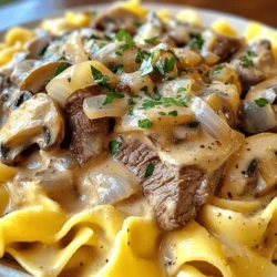 Classic Beef Stroganoff Flavorful and Comforting Dish