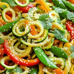 Zucchini Noodle Stir Fry Flavorful and Healthy Dish