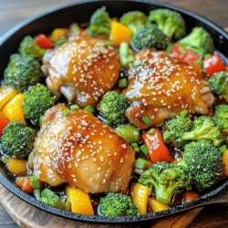 One Pan Honey Garlic Chicken Quick and Tasty Meal