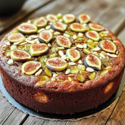 To make a delightful fig cake with almond and honey, gather the following ingredients: - 1 cup fresh or dried figs, chopped - 1/2 cup unsalted butter, softened - 1 cup granulated sugar - 1/4 cup honey - 2 large eggs - 1 teaspoon vanilla extract - 1 1/2 cups all-purpose flour - 1 teaspoon baking powder - 1/2 teaspoon baking soda - 1/4 teaspoon salt - 1/2 cup ground almonds (almond flour) - 1/2 cup buttermilk - Garnish options: sliced figs and slivered almonds These ingredients blend together to create a moist and flavorful cake. Fresh figs offer a sweet burst, while honey adds a lovely richness. Ground almonds bring a nutty taste and a unique texture. Using unsalted butter gives you control over the cake's salt levels. This balance of flavors makes the cake simply irresistible. You can find the full recipe and step-by-step instructions to create this treat. Enjoy crafting your fig cake! First, you need to preheat your oven to 350°F (175°C). This is the perfect temperature for baking. While your oven heats up, prepare a 9-inch round cake pan. Grease it with butter and dust it lightly with flour. You can also line the bottom with parchment paper to make the cake easier to take out. Next, let’s get our figs ready. If you are using dried figs, soak them in warm water for about 15 minutes. This will plump them up and make them soft. If you prefer fresh figs, wash them well. Then chop them into small, bite-sized pieces. Make sure the pieces are even so they mix well into the batter. Now we’ll make the cake batter. In a large mixing bowl, cream together the softened butter, granulated sugar, and honey. Use an electric mixer for about 3-4 minutes until it is light and fluffy. Then, add the eggs one at a time. Mix well after each egg. Finally, stir in the vanilla extract until it is fully combined. In a separate bowl, measure and sift together the all-purpose flour, baking powder, baking soda, salt, and ground almonds. Sifting is key for even mixing and helps the cake rise well. Make sure you measure carefully to get the best results. Now it’s time to combine our mixtures. Gradually add the dry ingredients to the wet batter. Do this while alternating with the buttermilk. Start and end with the dry ingredients. Mix gently until everything is just combined. Be careful not to over-mix, as this can make the cake tough. Pour the batter into your prepared cake pan. Smooth the top with a spatula so it’s even. Place the pan in the preheated oven and bake for 30-35 minutes. To check if it’s done, insert a toothpick into the center. If it comes out clean, your cake is ready! After baking, let the cake cool in the pan for about 10 minutes. Then, carefully transfer it to a wire rack to cool completely. For the final touch, top it off with sliced figs and slivered almonds. This makes your cake look stunning and adds extra flavor. Enjoy your Fig Cake with Almond and Honey! Check the [Full Recipe] for more details. To make your cake soft, avoid over-mixing. After you add the dry ingredients, stir just enough. This keeps the cake light. Over-mixing can make it dense. Use a spatula to fold in the figs gently. This way, they stay whole and create nice pockets of flavor. Want to boost the taste? Try adding a pinch of nutmeg or cinnamon. These spices work well with figs. You can also add a splash of orange juice for extra zest. For a nutty twist, mix in chopped walnuts or pecans with the almonds. To make your cake look amazing, garnish it with sliced figs and slivered almonds. Arrange them nicely on top for a beautiful look. You can also drizzle honey over the cake for shine. Serve each slice on a plate with a few almond slivers for a lovely touch. The bright colors will catch everyone’s eye! {{image_4}} If you want to change some ingredients, you have options. For honey, use maple syrup or agave nectar. These sweeteners add a unique taste. If you need a butter substitute, try coconut oil or vegetable oil. Both will keep your cake moist. If you want to avoid eggs, use applesauce or mashed bananas. Each change keeps the cake tasty. You can make the cake even more exciting by adding other fruits or nuts. Try adding chopped apples, pears, or even berries. These fruits will give your cake a fresh twist. For nuts, consider walnuts or pecans. They will add crunch and flavor. Mix these in carefully when you fold in the figs. Each addition changes the flavor and texture. If you need a gluten-free cake, it’s easy to adapt. Just swap all-purpose flour for gluten-free flour. Almond flour is a great choice too. It adds a nice nutty taste. When you use gluten-free flour, keep an eye on the texture. The cake might be a bit different but still delicious. You can enjoy a gluten-free version without missing out! For the complete recipe, check out the [Full Recipe]. To keep your Fig Cake with Almond and Honey fresh, wrap it tightly. Use plastic wrap or aluminum foil. You can also place it in an airtight container. Store it at room temperature for up to three days. If you want to keep it longer, the fridge is a good option, but it may dry out. To freeze the cake, first, let it cool completely. Slice the cake into portions. Wrap each slice in plastic wrap, then in aluminum foil. This keeps the cake moist and tasty. You can freeze it for up to three months. When you're ready to enjoy it, thaw it in the fridge overnight. Reheating is easy! Preheat your oven to 350°F (175°C). Place the slice on a baking sheet. Heat it for about 10 minutes. This warms the cake without drying it out. You can also use a microwave. Heat on low for about 15 seconds. Enjoy it warm for a delightful taste! Yes, you can use frozen figs. Just thaw them first. Pat them dry with a towel. This helps keep the batter from getting too wet. Frozen figs work well and still taste great! To cut the cake, use a sharp knife. Dip it in warm water for easy slicing. Wipe the knife clean between cuts. This keeps each slice neat and pretty. The cake lasts about three days at room temperature. Store it in an airtight container. You can also refrigerate it for about a week. Just remember to let it come to room temp before eating. You can make the cake a day in advance. Just cover it well to keep it fresh. You can also bake and freeze it for up to a month. Thaw it overnight in the fridge when you're ready to eat. Pair your fig cake with tea or coffee. A scoop of vanilla ice cream also works well. For a fruity touch, serve it with fresh berries. This adds color and flavor to your dessert. Yes, you can adapt the recipe. Use plant-based butter and almond milk for a vegan version. You can also make it gluten-free by using almond flour instead of all-purpose flour. Enjoy the same great taste! For the full recipe, check out [Full Recipe]. This blog post explored making a delicious fig cake. We covered essential ingredients, step-by-step baking, and tips for perfect texture and flavor. Remember, you can customize your cake with different fruits or gluten-free options. Proper storage keeps your cake fresh for longer. Whether for a gathering or a simple treat, this recipe can fit any occasion. Now, it’s time to gather your ingredients and begin baking. Enjoy the sweet results of your hard work!