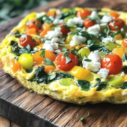 Fluffy Vegetable Frittata Easy and Tasty Recipe