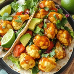Honey Chipotle Cauliflower Wing Wraps Savory Treat