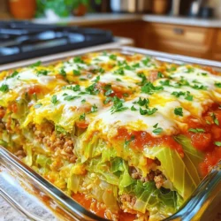 Savory Cabbage Roll Casserole Easy and Hearty Meal