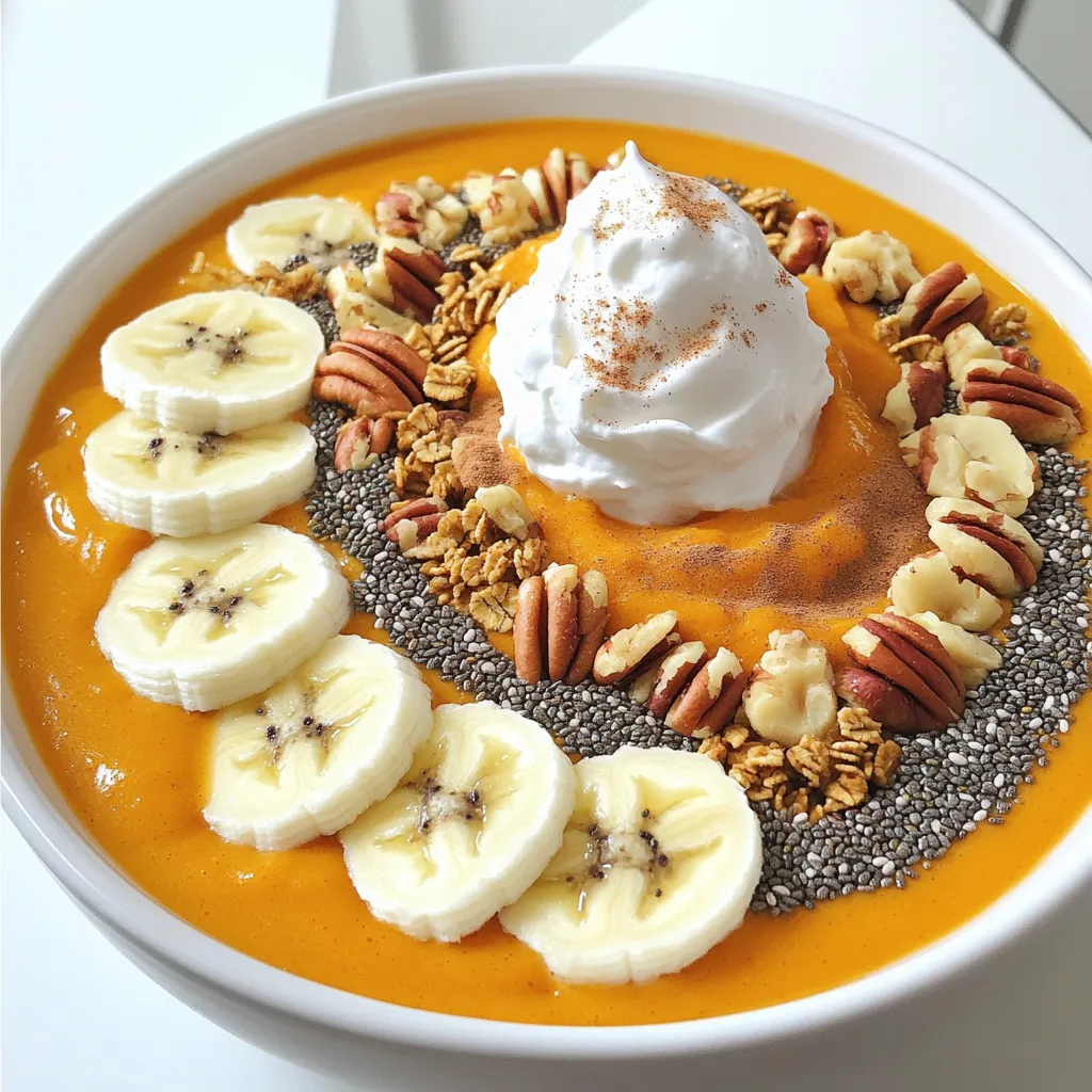 Cozy Pumpkin Pie Smoothie Bowl Blissful and Simple