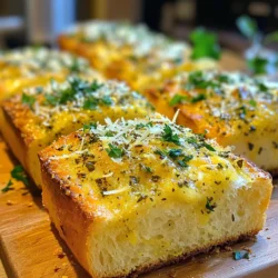 - 1 large loaf of French or Italian bread - 4 tablespoons unsalted butter, softened to room temperature - 3 cloves garlic, finely minced - 1 teaspoon dried oregano - 1 teaspoon dried basil - 1 teaspoon garlic powder - ¼ cup freshly grated Parmesan cheese - Salt and freshly cracked pepper to taste - Optional: Fresh parsley, chopped, for garnish The key to great garlic bread lies in the ingredients. I always choose a fresh loaf of French or Italian bread. It has the right texture and holds up well to rich flavors. Softened unsalted butter is a must. It blends well with garlic and herbs. Minced garlic adds a strong, bold taste. I use fresh garlic for the best flavor. For seasonings, dried oregano and basil give that classic Italian touch. Garlic powder boosts the garlic flavor without being overpowering. Freshly grated Parmesan cheese adds a savory, cheesy goodness. Salt and pepper heighten all these flavors. If you want to make it look pretty, chop some fresh parsley to sprinkle on top. It adds a nice touch and fresh flavor. By using these ingredients, you ensure a tasty and delightful garlic bread that everyone will love. - Slice the loaf of bread in half lengthwise. - Score the cut sides with a crisscross pattern. Slicing the bread helps it toast evenly. The crisscross pattern allows the garlic butter to seep into the bread. This step adds flavor and keeps each slice moist. - Combine softened butter, minced garlic, and seasonings. - Mix until smooth and well combined. Start with softened butter to make mixing easy. Add minced garlic, dried oregano, dried basil, and garlic powder for flavor. Mix until the butter and spices blend well. This mixture should be creamy and easy to spread. - Spread garlic butter mixture evenly on bread. - Preheat air fryer to 350°F (175°C). - Air fry for 5-7 minutes, optional flip for extra crispiness. Spread the garlic butter mixture generously on the bread. Make sure to fill the scored lines. Preheating the air fryer helps cook the bread evenly. After five to seven minutes, the edges will turn golden brown. For an extra crispy touch, flip the bread and air fry for two more minutes. Enjoy the warm, buttery goodness! Softened butter is key for rich taste. It helps mix well with minced garlic. The garlic should be finely minced. This way, it spreads evenly and gives strong flavor. Mixing until smooth makes the garlic butter easy to spread. You want the butter to cling to every piece of bread. Set your air fryer to 350°F (175°C). This temperature ensures the bread cooks evenly. Preheating for about 3 minutes is also important. It helps the bread get that perfect crisp. Make sure not to overcrowd the basket. Bread needs space for air to circulate. If you pile it up, the bread will not cook right. How you serve the bread matters. Place it on a wooden board for a rustic look. Drizzle a bit of olive oil on top for shine. Fresh parsley adds a splash of color and taste. You can also slice it into pieces for easy serving. This makes it easy for guests to grab a slice. A beautiful presentation makes the bread even more appetizing. {{image_4}} You can customize your Air Fryer Parmesan Herb Garlic Bread with different cheeses. Try adding mozzarella for a gooey texture. Cheddar can give a sharp taste that pairs well with garlic. Feel free to get creative with toppings, too. Sliced tomatoes add freshness, and olives bring a briny kick. These add-ins enhance flavor and make each bite unique. Herbs play a big role in flavor. You can swap dried herbs for fresh ones. Fresh oregano and basil have bright tastes that can boost the dish. You can also mix in spices like red pepper flakes. This adds heat and makes the bread more exciting. Experimenting with herbs and spices lets you find your favorite flavor profile. The type of bread you use can change the whole dish. Sourdough adds a tangy flavor, while ciabatta gives a nice crust. Each option offers a different texture and taste. If you need gluten-free options, use gluten-free bread. It allows those with dietary restrictions to enjoy this dish too. Explore various bread types to find the one you love best. To keep your garlic bread fresh, store it in the refrigerator. Place it in an airtight container. This will help keep the bread soft and tasty. If you don’t have a container, wrap the bread tightly in foil or plastic wrap. Remember to use it within three days for the best flavor. The best way to reheat garlic bread is in the air fryer. Set the air fryer to 350°F (175°C) and heat for about 3-5 minutes. This method keeps the bread crispy. If you don’t have an air fryer, you can use an oven. Preheat the oven to 350°F (175°C) and bake for 5-7 minutes. A microwave is also an option, but it may make the bread soft instead of crispy. To freeze garlic bread, wrap the slices in plastic wrap or foil. Place them in a freezer-safe bag. Make sure to remove as much air as possible. Garlic bread can stay fresh for up to three months in the freezer. When you are ready to eat, thaw the slices in the refrigerator overnight. Reheat them in the air fryer or oven for the best results. Making this garlic bread is quick and easy. The prep time is just 10 minutes. The cooking time is about 5-7 minutes. So, you can enjoy warm bread in only 15 minutes! Yes, you can use margarine if you prefer. It may change the taste slightly. However, butter gives a rich flavor that many love. If you use margarine, choose one that is spreadable for best results. Absolutely! You can bake this garlic bread in a regular oven. Preheat your oven to 375°F (190°C). Place the bread on a baking sheet. Bake for about 10-12 minutes until golden and crisp. This method works well for a similar taste and texture. In this post, I shared how to make delicious Air Fryer Parmesan Herb Garlic Bread. We covered the key ingredients, step-by-step instructions, and tips for perfect flavor. You learned about variations to try and how to store leftovers. This tasty garlic bread is easy to make and versatile. Use this guide to create your own version. Enjoy the warm, crispy result with your favorite meals!