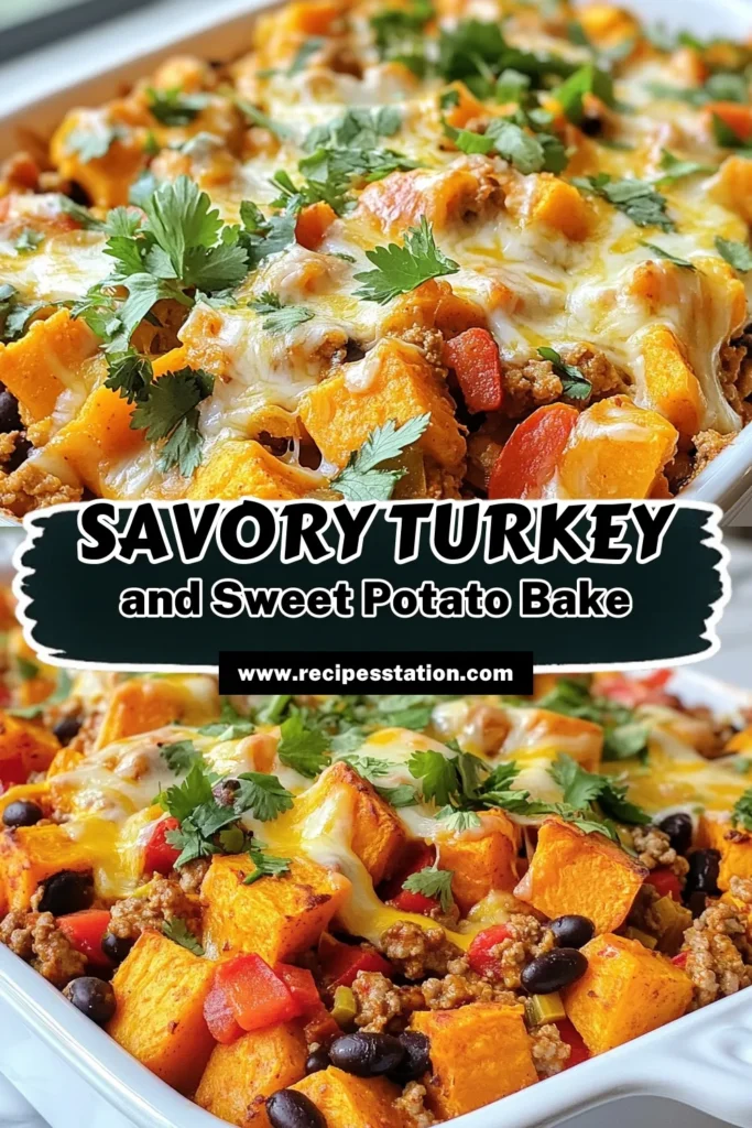 Discover the incredible Ground Turkey Sweet Potato Bake, a must-try recipe that combines healthy turkey recipes with the sweetness of potatoes. This easy sweet potato dinner is perfect for busy weeknights and makes a delightful one-dish turkey meal. Enjoy the savory layers of flavor in this tasty sweet potato casserole. Ready to impress? Save this recipe and bring comfort to your dinner table tonight! #HealthyRecipes #OneDishMeals #SweetPotatoBake #TurkeyRecipes