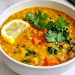 Red Lentil Detox Soup Healthy and Easy Recipe