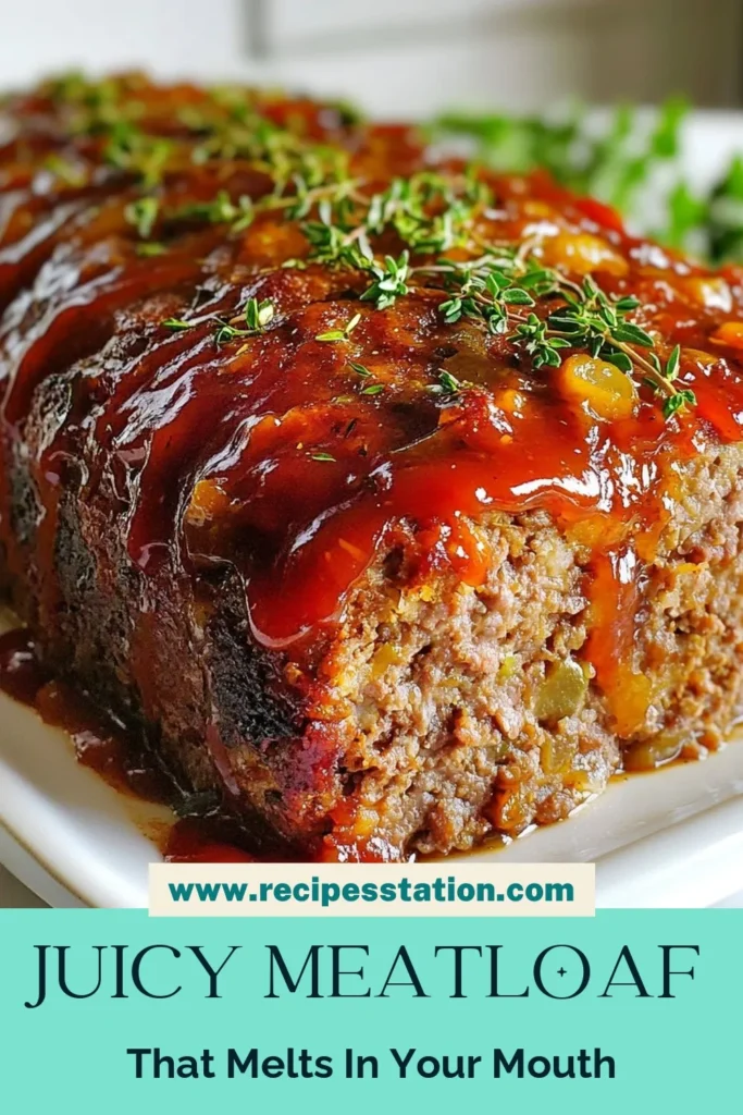 Discover the ultimate comfort food with this perfect classic meatloaf recipe! This savory meatloaf combines ground beef, breadcrumbs, and a flavorful blend of seasonings for a mouthwatering homemade meatloaf that's perfect for family dinners. With this easy meatloaf recipe, you'll impress everyone around the table. Try it tonight and save your favorite meatloaf tips! #MeatloafRecipe #ComfortFoodRecipes #SavoryMeatloaf #HomemadeMeatloaf