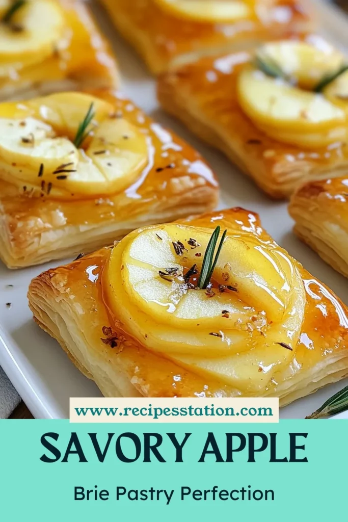Delight your guests with these delicious Apple Brie Puff Pastry Bites! Perfect as puff pastry appetizers, these gourmet appetizers combine the sweetness of apples with creamy brie cheese for easy party snacks everyone will love. Try this simple recipe for brie cheese recipes that elevate any occasion. Bake, serve, and watch them disappear! Save this for your next gathering! #AppleBriePuffPastry #PuffPastryAppetizers #BrieCheeseRecipes #EasyPartySnacks
