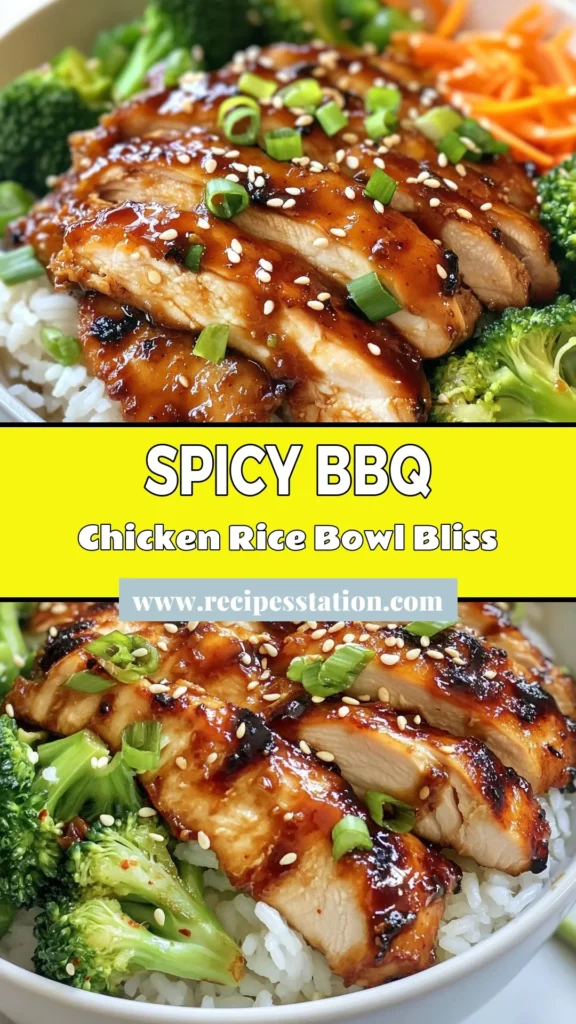 Savor the vibrant flavors of this Spicy Korean BBQ Chicken Rice Bowl! This quick Asian chicken recipe features tender marinated chicken thighs cooked to perfection and served over a bed of fluffy jasmine rice. Try this Korean rice bowl recipe with the explosive taste of gochujang in each bite. Perfect for a delicious weeknight meal! Click to save this easy gochujang chicken recipe now! #KoreanBBQ #ChickenRiceBowl #AsianRecipes #Gochujang