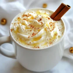 - 1 cup water - 2 tablespoons unsalted butter - 2 tablespoons packed brown sugar - 1 teaspoon ground cinnamon - 1/2 teaspoon ground nutmeg - 1/4 teaspoon pure vanilla extract - A pinch of salt - Optional toppings: whipped cream, cinnamon stick To make hot buttered rum, you need a few simple ingredients. First, gather one cup of water. Then, take two tablespoons of unsalted butter. Make sure the butter is soft. Next, grab two tablespoons of packed brown sugar. This will add sweetness and depth. You will also need one teaspoon of ground cinnamon. This spice gives warmth and a nice aroma. Then, use half a teaspoon of ground nutmeg. Nutmeg adds a unique flavor. You will also want a quarter teaspoon of pure vanilla extract. This enhances the overall taste. Finally, add a pinch of salt. Salt helps balance the sweetness. If you want to make it even more special, consider optional toppings. Light and fluffy whipped cream adds creaminess. A cinnamon stick can be a nice touch for stirring. {{ingredient_image_2}} - Boil 1 cup of water in a saucepan. - In a bowl, mix 2 tablespoons of unsalted butter, 2 tablespoons of packed brown sugar, 1 teaspoon of ground cinnamon, 1/2 teaspoon of ground nutmeg, 1/4 teaspoon of pure vanilla extract, and a pinch of salt. - Once the water boils, pour it over the butter mixture. - Stir until smooth and creamy. - Taste your drink and adjust sweetness as needed. - Serve in a cozy mug. Add whipped cream or a cinnamon stick if you like. Making hot buttered rum is easy and quick. The warm drink will keep you cozy on chilly nights. The mix of spices and butter makes it rich and comforting. Enjoy this treat as you relax and unwind! To get a creamy texture, start with softened butter. If the butter is too cold, it won’t mix well. I like to leave it out for about an hour. Use a fork or a small whisk to blend the butter with sugar and spices. Stir until the mix becomes smooth and fluffy. When you pour in the hot water, stir quickly. This helps the butter melt evenly. The goal is a velvety drink that’s smooth and rich. You can add spices to boost the taste. Try a pinch of cloves or ginger for a warm kick. If you want to switch up the sweetness, use honey or maple syrup instead of brown sugar. Both add a unique flavor twist. Feel free to experiment, as this drink is all about your personal touch. Pro Tips Use Quality Ingredients: For the best flavor, choose high-quality unsalted butter and fresh spices. The richness of the butter combined with fresh spices will elevate your drink. Experiment with Flavors: Feel free to customize your hot buttered rum by adding other spices like cardamom or ginger, or even a splash of rum for an extra kick! Perfect Temperature: Ensure your water is at a rolling boil to properly melt the butter and blend the ingredients smoothly, creating that velvety texture. Presentation Matters: Serve in a warm mug and consider adding a cinnamon stick or a sprinkle of nutmeg on top for an appealing look and delicious aroma. {{image_4}} When making hot buttered rum, the type of rum matters. You can use dark or light rum. - Dark rum adds deep flavors. It has caramel notes and a richer taste. - Light rum is milder and sweeter. This choice keeps the drink smooth and easy to sip. Try flavored rums too! Some options include coconut or spiced rum. Each adds a fun twist. They can enhance your drink with new flavors. Seasonal flavors make your hot buttered rum special. You can add holiday spices like cloves or allspice. - Cloves give a warm and aromatic touch. - Allspice adds a hint of sweetness and warmth. If you want to mix up the sweetness, use maple syrup instead of brown sugar. Maple syrup brings a unique flavor. It adds a cozy twist to your drink. Get creative! With these variations, you can make your hot buttered rum uniquely yours. To store leftover hot buttered rum, let it cool first. Pour it into an airtight container. Place it in the fridge. It will stay fresh for about two days. When you want to enjoy it again, reheat it gently. Pour the rum into a saucepan and warm it on low heat. Stir it often to blend the flavors. Can you freeze hot buttered rum? I do not recommend it. Freezing can change the texture and taste. However, if you must, use an ice cube tray. Pour the cooled drink into the tray and freeze. To defrost, place the cubes in a mug. Let them sit at room temperature until they melt. Then, reheat gently on the stove. This way, you can still enjoy a taste of cozy warmth! Hot buttered rum is a warm, sweet drink. It blends butter, brown sugar, and spices with rum. This drink is rich, creamy, and perfect for cold nights. The flavors of cinnamon and nutmeg give it a cozy feel. When topped with whipped cream, it becomes even more inviting. Each sip warms you from the inside out. To make hot buttered rum for many people, scale up the recipe. For a group of four, use: - 4 cups water - 8 tablespoons unsalted butter - 8 tablespoons packed brown sugar - 4 teaspoons ground cinnamon - 2 teaspoons ground nutmeg - 1 teaspoon pure vanilla extract - A pinch of salt Heat the water in a large pot. Mix the butter and spices in a bowl. Pour the hot water over the mixture. Stir until smooth. This method keeps everyone cozy and happy. Hot buttered rum pairs well with many treats. Here are some ideas: - Soft cookies, like gingerbread or snickerdoodles - Warm apple pie with vanilla ice cream - Savory snacks, like spiced nuts or cheese - Rich chocolate cake for a sweet touch These pairings enhance the drink's warmth. They create a fun and cozy experience. This blog post covered how to make Hot Buttered Rum. You learned about the ingredients, clear steps, and useful tips. We explored variations and storage options to keep your drink tasty. Remember, adjusting flavors can make it unique to you. Enjoy your hot drink with friends or family. It’s perfect for cozy nights or special occasions. Now, grab your ingredients and try this warm delight today. You won’t regret it!