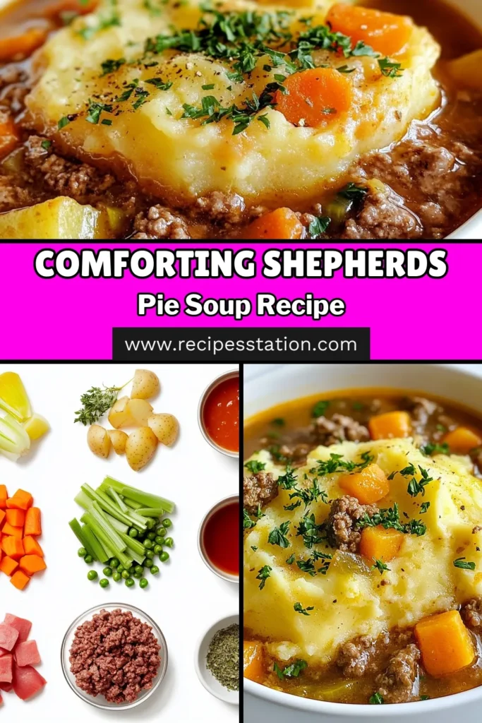 Warm up with this delicious Shepherd's Pie Soup, a hearty ground beef soup that's perfect for families! This easy Shepherd's Pie recipe combines savory beef, tender potatoes, and vibrant veggies into a comforting bowl of goodness. Ideal for chilly nights, this beef and potato soup not only satisfies but warms your soul. Check out the recipe and create this comfort food classic today! #ShepherdsPieSoup #ComfortFoodRecipes #EasyShepherdsPieRecipe #BeefAndPotatoSoup