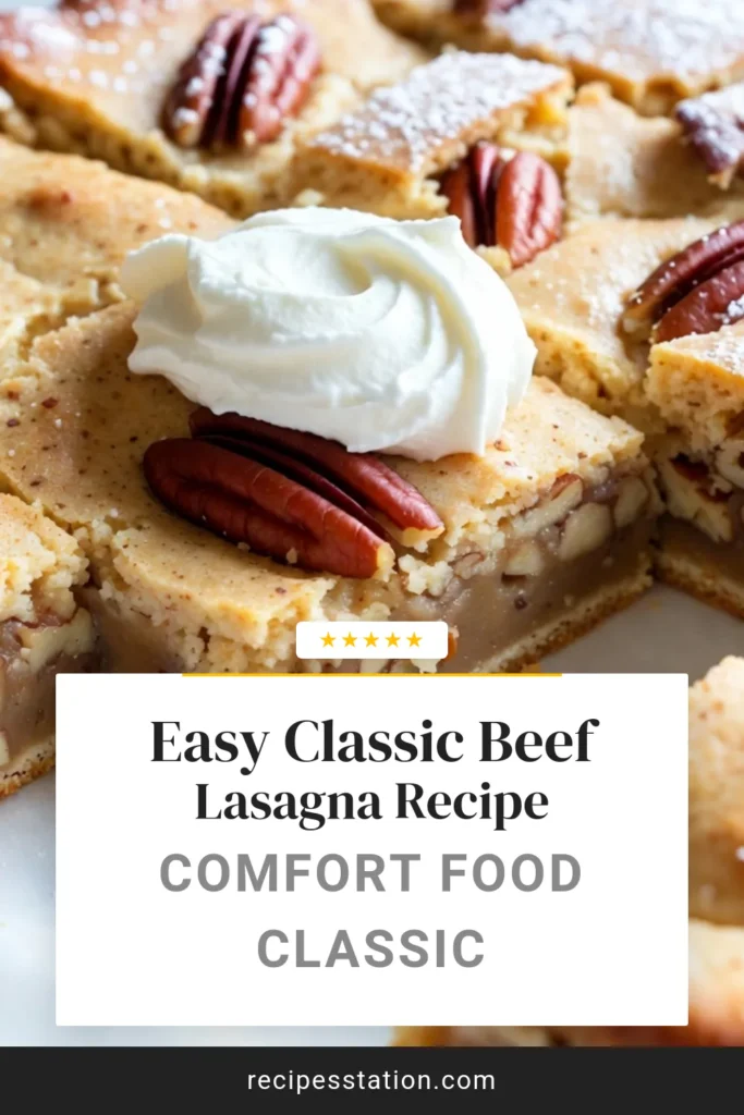 Get into the holiday spirit with these delicious Eggnog Cookie Bars! Perfect for Christmas gatherings, this holiday cookie bars recipe combines creamy eggnog, warm spices, and a hint of nutmeg for a festive treat. Easy to make, these eggnog dessert recipes are a must-try this season. Bake a batch and delight your family and friends with these irresistible Christmas dessert bars. Save this festive baking idea for your next celebration! #EggnogCookieBars #ChristmasDessertBars #HolidayBaking #FestiveTreats