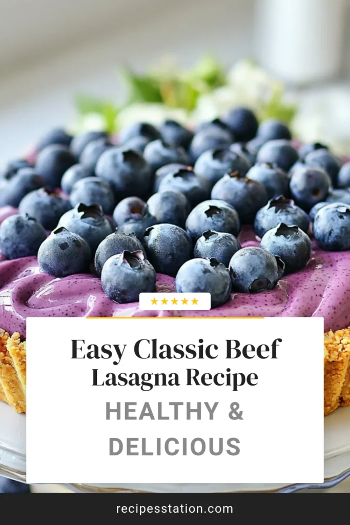 Indulge in this deliciously simple No-Bake Blueberry Chia Pie, a delightful Blueberry Chia Seed Dessert that's both healthy and vegan! This Easy No-Bake Pie Recipe features creamy blueberry filling, a crunchy crust, and is perfect for satisfying your sweet cravings without the oven. Enjoy this Healthy Blueberry Dessert any time. Ready to make your own? Click to discover the full recipe! #NoBakeDessert #BlueberryPie #VeganDessert #HealthyEating