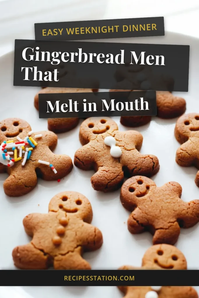 Bake delightful holiday treats with this soft and chewy gingerbread man cookies recipe! These homemade gingerbread cookies are perfect for festive gatherings and family fun. Learn essential gingerbread cookie decoration tips to create eye-catching designs that will impress. With simple ingredients and easy steps, you&rsquo;ll enjoy creating these tasty treats. Save this recipe and get started on your holiday baking! #GingerbreadCookies #HolidayBaking #ChristmasCookies #CookieDecorating