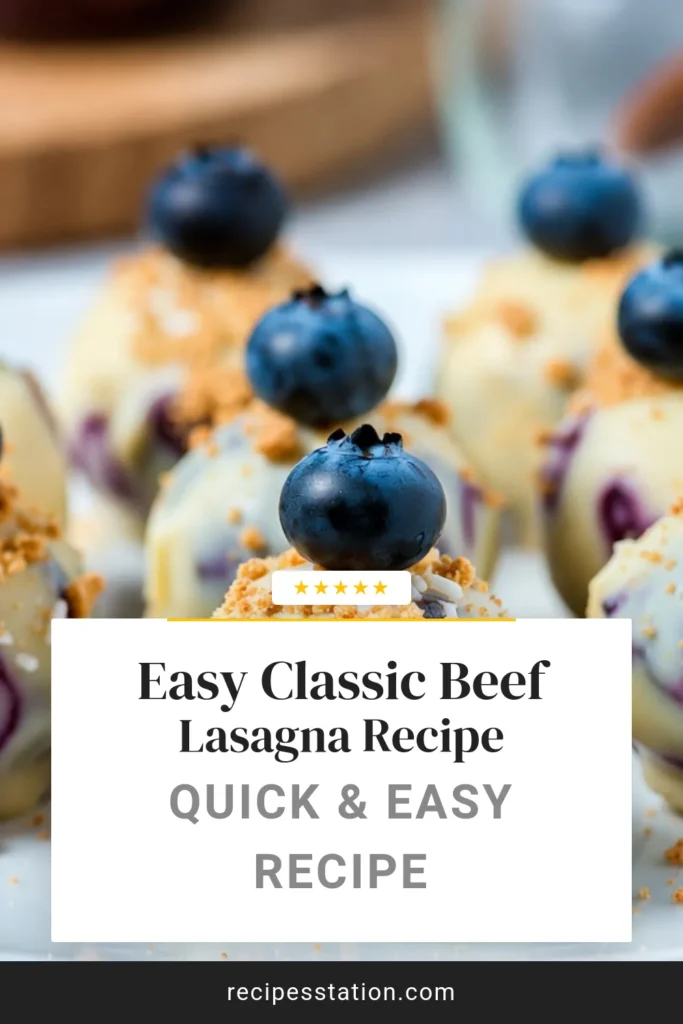 Indulge in these irresistible white chocolate blueberry truffles that make for the perfect easy truffle recipe. This no-bake dessert is a delightful blend of creamy white chocolate and fresh blueberries, ideal for gourmet chocolate gifts or a sweet treat. Elevate your blueberry dessert recipes with these stunning bites that are sure to impress. Save this recipe and treat yourself today! #WhiteChocolateTruffles #NoBakeDessert #ChocolateGifts #BlueberryDessert