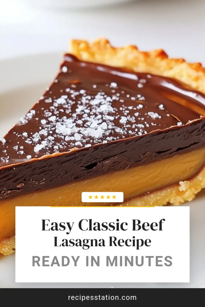 Indulge in the ultimate decadent chocolate dessert with this irresistible salted caramel chocolate tart recipe. Smooth chocolate ganache meets a rich salted caramel layer in this easy chocolate tart recipe that will impress your guests. Perfect for any occasion, this caramel dessert recipe brings sweetness and sophistication to your table. Save this recipe now for a memorable treat! #ChocolateDessert #SaltedCaramel #GanacheTart #BakingJoy