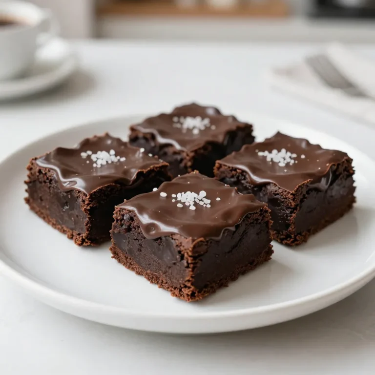 To make your Brownie Fudge with Chocolate Ganache, gather these simple ingredients: - 1 cup unsalted butter, melted - 2 cups granulated sugar - 1 cup packed brown sugar - 4 large eggs - 1 tablespoon pure vanilla extract - 1 cup all-purpose flour - 1 cup unsweetened cocoa powder - 1 teaspoon baking powder - 1/2 teaspoon fine sea salt - 1 cup semi-sweet chocolate chips For the chocolate ganache, you will need: - 1 cup heavy cream - 8 ounces semi-sweet chocolate, finely chopped - 1 tablespoon unsalted butter Using high-quality ingredients makes a big difference. Here are my best tips: - Butter: Use unsalted butter for control over salt levels. Melt it gently to keep it smooth. - Sugars: Mixing granulated and brown sugar adds depth. Brown sugar gives moisture and chewiness. - Cocoa Powder: Use unsweetened cocoa for rich flavor. Dutch-processed cocoa can add a smooth taste. - Chocolate Chips: Semi-sweet chips melt well. You can mix in dark or milk chocolate for variety. - Eggs: Fresh eggs help lightness. Bring them to room temperature for better mixing. If you have allergies, you can make smart swaps: - Butter: Use coconut oil or vegan butter for dairy-free options. - Eggs: Replace each egg with 1/4 cup unsweetened applesauce or 1 tablespoon ground flaxseed mixed with 2.5 tablespoons water. - Flour: Gluten-free all-purpose flour works well in this recipe. Just ensure it has a binding agent. - Sugars: You can use coconut sugar as a lower-glycemic option. Just keep the measurements the same. These adjustments let everyone enjoy this treat! {{ingredient_image_2}} Start by preheating your oven to 350°F (175°C). Grab a 9x13 inch baking pan. Grease the pan well, then line the bottom and sides with parchment paper. Let the edges hang over the sides. This makes it easy to lift the brownies out later. In a large mixing bowl, combine one cup of melted unsalted butter with two cups of granulated sugar and one cup of packed brown sugar. Use a whisk to mix these until smooth. Beat in four large eggs, one at a time. Whisk well after each egg. This helps the mixture blend nicely. Next, stir in one tablespoon of pure vanilla extract until everything is smooth. In another bowl, sift together one cup of all-purpose flour, one cup of unsweetened cocoa powder, one teaspoon of baking powder, and half a teaspoon of fine sea salt. Slowly fold this dry mix into the wet mix using a spatula. Be gentle to keep your batter fudgy. Now, stir in one cup of semi-sweet chocolate chips. Pour the brownie batter into the prepared pan. Use a spatula to smooth the top. Bake for 25 to 30 minutes. To check if they are done, insert a toothpick in the center. It should come out with a few moist crumbs. Let the brownies cool in the pan on a wire rack. To make your brownie fudge fudgy, follow these steps: - Use melted butter. It adds richness and moisture. - Mix the dry and wet ingredients gently. Don’t overmix; this keeps it dense. - Bake just until set. A few moist crumbs on your toothpick means it’s done. Fudgy brownies should feel soft and slightly underbaked in the center. This gooey texture is key. For a smooth ganache, heat the cream but don’t boil it. Here’s how: - Chop the chocolate finely. This helps it melt quickly and evenly. - Pour the hot cream over the chocolate. Let it sit for a minute before whisking. - Add a bit of butter for shine and richness. If the ganache is too thick, warm it slightly. If too thin, let it cool to thicken. Here are some common mistakes to steer clear of: - Overmixing the batter. This makes brownies cake-like, not fudgy. - Not checking the brownies in time. They can go from perfect to overbaked quickly. - Skipping the parchment paper. This helps with easy removal. Remember, practice makes perfect. Each time you make these, you’ll learn something new! Pro Tips Use Quality Chocolate: The flavor of your brownies will greatly depend on the quality of the chocolate you use. Opt for high-quality semi-sweet chocolate for the best taste. Don’t Overbake: To achieve that fudgy texture, keep an eye on your brownies as they bake. They should be slightly underbaked when you take them out of the oven. Chill Before Cutting: For cleaner cuts, refrigerate the brownies for at least an hour before slicing them. This will help them hold their shape better. Experiment with Toppings: Feel free to get creative with toppings! Try adding chopped nuts, mini marshmallows, or a drizzle of caramel for a unique twist. {{image_4}} You can easily add flavors to your brownie fudge. For a minty twist, add 1 teaspoon of peppermint extract to the batter. If you love coffee, mix in 1 tablespoon of instant coffee granules. Want a nutty flavor? Stir in 1 cup of chopped walnuts or pecans before baking. Each option adds a fun twist to your treat. Toppings can take your brownie fudge to the next level. Try these ideas: - Crushed Oreos for a cookie crunch. - A handful of mini marshmallows for a gooey touch. - Drizzle caramel sauce for extra sweetness. - Fresh berries like raspberries or strawberries for a fruity contrast. Feel free to mix and match toppings to create your perfect bite. You can adapt this recipe to fit vegan or gluten-free diets. For vegan brownie fudge, swap the eggs for 1/4 cup of unsweetened applesauce for each egg. Use coconut or almond milk for the ganache. For gluten-free options, replace all-purpose flour with a gluten-free flour blend. These changes keep the dessert tasty without sacrificing flavor. To keep your brownie fudge fresh, store it in an airtight container. This helps prevent drying out. If you want, you can also wrap individual squares in plastic wrap. This makes it easy to grab one when you want a treat. Place the container in a cool, dry place away from direct sunlight. You can freeze brownie fudge for later. Wrap the entire batch or individual squares in plastic wrap. Then, put them in a freezer-safe bag. They can stay fresh in the freezer for up to three months. When you're ready to eat them, thaw them in the fridge overnight. For a warm dessert, microwave each square for about 10-15 seconds. When stored correctly, brownie fudge lasts about a week at room temperature. If kept in the fridge, it can last up to two weeks. The ganache may change texture over time, but it will still taste good. Just make sure to check for any signs of spoilage before you dig in! Yes, you can use different types of chocolate. Dark chocolate gives a rich taste. Milk chocolate makes it sweeter. White chocolate creates a creamy effect. Just remember to adjust the cream amount for the type you choose. This way, your ganache stays smooth. To check if the brownies are done, use a toothpick. Insert it in the center of the brownies. If it comes out with a few moist crumbs, they're ready. If it comes out clean, they may be overbaked. Keep an eye on the time. Baking usually takes 25-30 minutes. You can make the brownies a day ahead. Store them in an airtight container at room temperature. Wait to add the ganache until you are ready to serve. This keeps them fresh and prevents sogginess. Enjoy making these delicious treats ahead of time! In this article, we explored how to make delicious brownie fudge. I shared the key ingredients and offered tips to enhance quality. You learned about substitutions for allergies and how to prepare the baking pan. I provided clear steps for mixing wet and dry ingredients, plus tips for achieving a fudgy texture. Remember, small changes can create tasty variations. Proper storage keeps your brownie fudge fresh longer. With these insights, you can bake perfect brownie fudge that satisfies your cravings. Enjoy experimenting in the kitchen and make every batch your best!