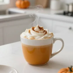 - 2 cups milk (choose your favorite type or a milk alternative) - 1 cup strong brewed coffee or espresso - 2 tablespoons pumpkin puree - 1 tablespoon sugar (feel free to adjust based on your sweetness preference) - 1/2 teaspoon pumpkin pie spice (plus additional for garnishing) - 1/4 teaspoon pure vanilla extract - Whipped cream (for a delightful topping) To make a great pumpkin spice latte, start with your milk. You can use dairy milk or a plant-based option like almond or oat milk. Each type adds its own flavor. Next, brew your coffee or espresso. Strong coffee works best for a rich taste. Pumpkin puree is key. It gives the drink its lovely color and flavor. Use real pumpkin puree, not pumpkin pie filling. The latter has added sugar and spices that can change the taste. - Sweeteners and alternatives - Types of spices and their roles - Flavor enhancers like vanilla extract You can customize your latte with sweeteners. Use sugar, honey, or maple syrup to add sweetness. Adjust the amount to fit your taste. Spices are important too. Pumpkin pie spice includes cinnamon, nutmeg, and ginger. Each spice brings warmth and depth to your drink. You can also add a dash of cayenne for a little heat! Don't forget about flavor enhancers. A splash of vanilla extract enriches the latte&rsquo;s taste. It adds a sweet note that pairs well with pumpkin. These simple ingredients make your homemade pumpkin spice latte a creamy seasonal delight! {{ingredient_image_2}} To start, heat 2 cups of milk in a medium saucepan. Keep the heat at medium. Stir it gently. You want the milk to steam but not boil. If it boils, it can curdle. After the milk is heated, add 2 tablespoons of pumpkin puree. Next, add 1 tablespoon of sugar, 1/2 teaspoon of pumpkin pie spice, and 1/4 teaspoon of pure vanilla extract. Whisk it well until everything is smooth and mixed. To blend the milk mixture, you can use an immersion blender. It gives a nice frothy texture. If you don't have one, a regular whisk works too. Just whisk it hard and fast until it becomes frothy. This step is key to a great latte. You want that light, airy feel to your drink. Now, it&rsquo;s time to put it all together. Brew 1 cup of strong coffee or espresso. Pour this into a large mug. The coffee should be hot enough to mix well with the milk. Carefully pour the warm pumpkin milk over the coffee. Stir gently to combine the flavors. Crown your latte with whipped cream on top. Sprinkle extra pumpkin pie spice for a pretty finish. Enjoy the warmth and cozy flavors of your homemade pumpkin spice latte! You can change the sugar to fit your taste. Start with one tablespoon of sugar. If you love it sweeter, add more. You can also try natural sweeteners. Honey or maple syrup can work well too. These give unique flavors alongside the pumpkin. For a great froth, use an immersion blender or a milk frother. Both make your drink creamy and light. If you don&rsquo;t have these, just use a whisk. Beat the milk mixture fast until it gets frothy. It takes a bit of work, but the taste is worth it! Top your latte with whipped cream for a special treat. A sprinkle of pumpkin pie spice adds a nice touch. You can also try adding nutmeg or cinnamon. They bring out the fall flavors in your drink. Experiment with different spices to find your favorite mix! Pro Tips Choose Your Milk Wisely: Different types of milk will create varying textures and flavors. Whole milk for creaminess, almond milk for a nutty flavor, or oat milk for a smooth finish can elevate your latte experience. Adjust the Sweetness: Don&rsquo;t hesitate to modify the amount of sugar based on your taste. You can also substitute with honey or maple syrup for a different sweetness profile. Froth Like a Pro: For the best frothy texture, use an immersion blender or milk frother. If you don&rsquo;t have one, whisk vigorously by hand until you achieve a light and airy foam. Garnish for Flair: A simple sprinkle of extra pumpkin pie spice or a drizzle of caramel sauce on top of the whipped cream can add not only visual appeal but also an extra layer of flavor. {{image_4}} You can easily make this latte dairy-free. Here are a few ideas: - Use almond milk for a nutty taste. - Try oat milk for a creamy texture. - Coconut milk gives a tropical twist. - Soy milk is a great option too. For whipped cream, choose these vegan options: - Coconut whipped cream for a light touch. - Soy whipped cream offers a smooth texture. - Aquafaba can also serve as a nice topper. Changing the spice profile can give your latte a fresh feel. Try these ideas: - Add more pumpkin pie spice for a stronger flavor. - Use cinnamon or nutmeg to switch things up. - A pinch of ginger can add warmth and depth. You can also add flavored syrups or extra ingredients: - Vanilla syrup adds sweetness and aroma. - Caramel syrup gives a rich flavor. - A splash of maple syrup adds a fall twist. Pair your latte with snacks or treats for a cozy vibe: - Enjoy with pumpkin bread for a seasonal snack. - Pair with cookies for a sweet treat. - A slice of apple pie complements the flavors well. Best times to enjoy your latte include: - Morning for a warm start to your day. - Afternoon for a cozy pick-me-up. - Evening while relaxing or reading a book. To store leftover latte mixture, pour it into an airtight container. Keep it in the fridge for up to three days. Use a glass or plastic container with a tight lid. This helps keep the flavors fresh. Homemade ingredients like pumpkin puree last about one week in the fridge. Make sure to check for any signs of spoilage before using. When reheating your latte, do it gently. Heat it on low in a saucepan. This way, you won't lose the creamy texture. Avoid boiling, as it can change the taste. To maintain froth, use a whisk or milk frother while heating. If you don&rsquo;t have those, shake the latte in a jar to add air. This will help you keep that lovely frothy layer. Yes, you can make a larger batch of pumpkin spice latte. Just scale up the ingredients. For each additional serving, add: - 1 cup milk - 1/2 cup strong brewed coffee or espresso - 1 tablespoon pumpkin puree - 1/2 tablespoon sugar - 1/4 teaspoon pumpkin pie spice - 1/8 teaspoon vanilla extract Mix these ingredients in the same way. You can easily double or triple the recipe. Just keep an eye on the heating process. To make a great latte, use strong coffee or espresso. Espresso gives a rich flavor. If you prefer brewed coffee, choose a dark roast. Dark roasts have bold flavors. Medium roasts work too, but they may taste lighter. The key is to ensure your coffee stands up to the creamy pumpkin flavor. You can make your pumpkin spice latte healthier with a few simple swaps. Here are some ideas: - Use low-fat or almond milk instead of whole milk. - Replace sugar with honey or maple syrup for natural sweetness. - Cut back on sugar to taste. - Add less whipped cream or skip it altogether. These changes will help reduce calories and sugar while keeping your latte tasty! This guide covered the key steps to making a pumpkin spice latte. You learned about essential ingredients like milk, coffee, and pumpkin puree. We also explored optional add-ins, blending techniques, and ways to customize your drink. In summary, you can craft the perfect latte tailored to your taste. Experiment with different spices and milk options to create your unique version. With these tips, you can enjoy this cozy drink anytime!