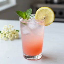 To make the Elderflower Winter Gin Cocktail, you need: - 1 cup elderflower syrup - 2 cups sparkling water - 1 cup cranberry juice - 1 tablespoon freshly squeezed lemon juice - Ice cubes These ingredients blend to create a fresh and bright drink. The elderflower syrup adds a floral note. Cranberry juice gives it a lovely tartness. Lemon juice brightens the flavors, making it lively and refreshing. For a prettier drink and extra flavor, consider these garnishes: - Fresh mint leaves - Lemon slices Mint leaves add a nice touch. They also give a fresh scent. Lemon slices on the rim look great and add a zesty kick. When choosing elderflower liqueur, I suggest trying St-Germain or elderflower syrup from a local brand. For gin, look for options like Hendrick's or Tanqueray. These brands offer great flavors that work well together. Always pick quality ingredients to elevate your cocktail experience. {{ingredient_image_2}} First, grab a spacious pitcher. Pour in 1 cup of elderflower syrup. Next, add 1 cup of cranberry juice. Squeeze in 1 tablespoon of fresh lemon juice. Stir all the ingredients well. Make sure everything mixes evenly. This blend brings great flavors together. Now, take four serving glasses. Fill each glass with ice cubes. Aim for a nice, cold drink. Pour the elderflower and cranberry mix into each glass. Fill them about two-thirds full. Leave some space at the top. Top each glass with sparkling water gently. Use a stirrer or spoon to mix lightly. For the final touch, add fresh mint leaves. Place a few leaves on top of each drink. Then, add a lemon slice on the rim of each glass. This adds a bright look. Serve the drinks right away. Enjoy the refreshing taste of this winter cocktail! To make this cocktail shine, think about adding some zest. Use fresh lemon or lime peels for a bright twist. You can also add a splash of orange juice for a fruity kick. Chilling the juice and syrup before mixing helps keep the drink cool. Fresh mint leaves are not just for looks; they add a nice aroma too. Muddle them lightly before adding to release their oils. You can prep this drink ahead of time. Mix the elderflower syrup, cranberry juice, and lemon juice a few hours before serving. Store it in the fridge to keep it fresh. When you&rsquo;re ready to serve, just add the sparkling water and ice. This saves you time and lets you enjoy the party. Chilling your glasses is key for a refreshing drink. Place your serving glasses in the freezer for about 15 minutes. This keeps the drink cold longer. Use ice cubes made from cranberry juice or flavored water for extra fun. They will add flavor as they melt. Enjoy every sip of this delightful winter cocktail! Pro Tips Use Chilled Ingredients: For a more refreshing mocktail, make sure your elderflower syrup, cranberry juice, and sparkling water are all chilled before mixing. Experiment with Garnishes: Add slices of cucumber or berries as additional garnishes for a unique twist and extra flavor. Make it Ahead: Prepare the elderflower and cranberry mixture in advance and refrigerate it. Just add sparkling water and ice before serving. Adjust Sweetness: If you prefer a less sweet drink, reduce the amount of elderflower syrup or opt for a sugar-free cranberry juice. {{image_4}} You can easily make this drink with or without alcohol. For the alcoholic version, add gin. Use a good quality gin that you love. Mix two ounces of gin with the elderflower syrup and juices. For the non-alcoholic option, just skip the gin. You still get a tasty drink without the buzz. Feel free to play with flavors! Instead of cranberry juice, try pomegranate or orange juice. Each juice brings its own twist. Pomegranate adds a rich color and taste. Orange juice gives a sweet, sunny vibe. Mix and match to find your perfect blend. Garnishes can change the whole drink! Instead of mint, use basil for a unique taste. You can also add slices of fresh ginger for a spicy kick. For a pop of color, try adding berries like raspberries or blueberries. These small changes make your drink fun and special! If you have leftover elderflower mix, store it in a sealed jar. Keep it in the fridge. Use it within three days for best taste. The flavors stay fresh, and you can enjoy it again. To keep your ingredients fresh, use airtight containers. Store elderflower syrup in a cool, dark place. For cranberry juice, keep it in the fridge after opening. Fresh mint leaves last longer wrapped in a damp paper towel in the fridge. You can reuse elderflower syrup in desserts like cakes or sorbets. Mix it into yogurt for a sweet treat. Cranberry juice is great in smoothies or salad dressings. Use leftover mint in teas or to flavor water. Yes, you can use fresh elderflowers. Just make sure to steep them in water with some sugar. This creates a homemade elderflower syrup. Use this syrup to get that sweet flavor you want. Fresh elderflowers add a nice floral touch. Just be careful to pick them from a place free of chemicals. This cocktail has bright flavors that contrast with winter's cold. The elderflower syrup brings a sweet, floral note. The cranberry juice adds a tartness that feels fresh. These flavors uplift your mood during the chilly days. The bright colors also bring warmth to the table. Plus, the garnish of mint and lemon adds a cozy touch. To cut the sweetness, reduce the elderflower syrup. You can also add more cranberry juice. This adds flavor without the extra sugar. Another option is to use a splash of tonic water instead of sparkling water. This adds a bit of bitterness and balances the drink. Taste as you go to find the right mix for you. This article explored how to make an Elderflower Winter Gin cocktail. We covered the main ingredients and optional garnishes that can elevate your drink. You learned step-by-step instructions to prepare the mixture, pour, and serve it just right. We shared tips for enhancing flavors and variations, including non-alcoholic options. Finally, we discussed storage to keep ingredients fresh. Enjoy this cocktail any time you want a refreshing taste of winter. It&rsquo;s simple to make and even better to share. Cheers to your new favorite drink!