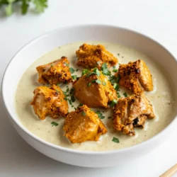 To make a tasty Instant Pot Chicken Tikka Masala, gather these key ingredients: - 1.5 lbs boneless, skinless chicken thighs, cut into bite-sized cubes - 1 cup plain Greek yogurt - 2 tablespoons garam masala - 1 tablespoon ground cumin - 1 tablespoon ground coriander - 1 teaspoon ground turmeric - 1 teaspoon cayenne pepper (adjust for spice preference) - 1 teaspoon salt - 3 tablespoons vegetable oil - 1 medium onion, finely chopped - 4 cloves garlic, minced - 1 tablespoon fresh ginger, minced - 1 can (14 oz) crushed tomatoes - 1 cup coconut milk - Fresh cilantro, chopped (for garnish) These ingredients blend to create rich flavors and a creamy sauce. The measurements above work well for four to six servings. You can adjust the spice level by changing the cayenne pepper. For a milder dish, use less. If you prefer more heat, add extra. You can also swap chicken thighs for chicken breast, but thighs provide more flavor. You can enhance your Chicken Tikka Masala by adding: - Fresh cilantro, chopped - Lime wedges for a zesty kick - Warm naan bread for dipping - Basmati rice as a base These garnishes and sides add color and flavor, making your dish even more enjoyable. {{ingredient_image_2}} Start by cutting the chicken thighs into bite-sized cubes. In a large bowl, mix the cubed chicken with Greek yogurt, garam masala, ground cumin, ground coriander, turmeric, cayenne pepper, and salt. This mixture adds deep flavor. Stir well to coat every piece. Cover the bowl and let it sit. You can marinate for at least 30 minutes on the counter. For better taste, marinate in the fridge for up to 2 hours. Turn on your Instant Pot and set it to the saut&eacute; function. When it gets hot, add the vegetable oil. Toss in the chopped onion and cook for 3-4 minutes. You want the onion to be soft and see-through. Next, add the minced garlic and ginger. Stir for about 30 seconds until you smell the great aroma. Now, add the marinated chicken to the pot, along with any leftover marinade. Saut&eacute; the chicken for about 5 minutes, stirring occasionally. You want it to start browning. Then, pour in the crushed tomatoes and mix everything well. Don&rsquo;t forget to scrape the bottom of the pot to prevent burning. Secure the lid and set the steam vent to sealing. Choose the Manual or Pressure Cook setting and set the timer for 10 minutes. After the cooking time is up, let the Instant Pot release pressure naturally for 10 minutes. Then, switch to quick release to let out any remaining steam. Carefully open the lid and stir in the coconut milk. This makes the sauce creamy. Reactivate the saut&eacute; function and let it simmer for another 5-7 minutes. This helps thicken the sauce. Stir as it cooks. Taste and adjust the seasoning if needed. Before serving, sprinkle with fresh chopped cilantro for a bright finish. One common mistake is skipping the marination. Marinating the chicken adds deep flavor. Make sure to let it sit for at least 30 minutes. Another mistake is not scraping the pot well. This can cause burning and affect taste. Always mix well when adding tomatoes to avoid this. Lastly, don&rsquo;t rush the pressure release. Letting the pot release naturally for 10 minutes makes the chicken tender. To adjust spice levels, start with less cayenne pepper. You can always add more later. If it&rsquo;s too spicy, add more coconut milk. This will cool down the heat. You can also serve it with rice or naan. They help balance the spice. Taste the dish while cooking. This lets you find the perfect level for you. For a creamy sauce, add coconut milk slowly. Stir it in well to blend. If the sauce is too thick, add a splash of water. If it&rsquo;s too thin, let it simmer longer. This helps it thicken up. Always taste and adjust seasonings at the end. This ensures your Chicken Tikka Masala is just right. Pro Tips Marinate for Maximum Flavor: Letting the chicken marinate for at least 2 hours (or overnight) in the yogurt and spices enhances the flavor and tenderness significantly. Coconut Milk Alternatives: If you want a lighter version, you can substitute coconut milk with light coconut milk or Greek yogurt, but be sure to stir well to avoid curdling. Adjust Spice Level: To customize the heat, adjust the cayenne pepper amount or add fresh green chilies to the saut&eacute;ed onions for a different flavor profile. Serve with Sides: Pair your Chicken Tikka Masala with basmati rice or warm naan to soak up the delicious sauce, making for a complete and satisfying meal. {{image_4}} You can make a great vegetarian or vegan version of Chicken Tikka Masala. Instead of chicken, use chickpeas or paneer. For a vegan option, try tofu or cauliflower. These ingredients soak up all the tasty spices. You can still use Greek yogurt, but substitute it with coconut yogurt for a vegan dish. This keeps the creaminess while staying plant-based. Chicken is the star here, but there are other proteins you can try. Shrimp works well and cooks quickly. Just adjust cooking time to about 5 minutes under pressure. For a beef option, use cubed beef stew meat. Just increase the cooking time to 15 minutes. All of these choices give you a unique twist on the classic dish. Want to mix it up? You can experiment with the sauce easily. Add spinach for a pop of color and nutrition. You can also swap crushed tomatoes with pureed pumpkin or butternut squash for a fall flavor. For a richer taste, try adding cashew cream or a splash of lemon juice to brighten the dish. These tweaks keep the flavors exciting while still feeling cozy. To store leftovers, let the Chicken Tikka Masala cool down first. Then, transfer it to an airtight container. You can keep it in the fridge for up to three days. Make sure the lid is tight. This keeps the dish fresh and tasty. When you're ready to eat, you can reheat the Chicken Tikka Masala. The best way is to use the stove. Place it in a pan over medium heat. Stir often until it's warm all the way through. If you prefer, you can use the microwave too. Just heat it in short bursts, stopping to stir. This helps it heat evenly. If you want to keep it longer, freezing is a great option. Pour the cooled Chicken Tikka Masala into a freezer-safe container. Leave some space at the top for expansion. It can last up to three months in the freezer. When you're ready to enjoy it, thaw it in the fridge overnight. Then, reheat it as mentioned before. This dish will taste great even after freezing! Yes, you can use chicken breast. Chicken breast is leaner than thighs. It will cook faster in the Instant Pot. Just be careful not to overcook it. This may lead to dry meat. For best results, cut the breast into small pieces. The cooking time in the Instant Pot is about 10 minutes. First, you saut&eacute; for 5 minutes. Then, you pressure cook for another 10 minutes. After that, let it sit for a few minutes to release pressure. This gives you tender, juicy chicken. Chicken Tikka Masala pairs well with several sides. Consider serving it with: - Basmati rice - Naan bread - Roti - Quinoa You can also add a side salad or some roasted vegetables. This will add freshness to your meal. Yes, you can make this recipe in advance. Just prepare it and store it in the fridge. It will stay fresh for about 3 days. You can also freeze it for up to 3 months. Just remember to thaw it before reheating. You learned about making Instant Pot Chicken Tikka Masala. We covered essential ingredients, from chicken to spices. I shared steps to marinate, saut&eacute;, and pressure cook. Avoiding common mistakes helps ensure success. You also have options for variations and storage tips. With these tools, you will enjoy a tasty meal, tailored to your taste. Happy cooking!