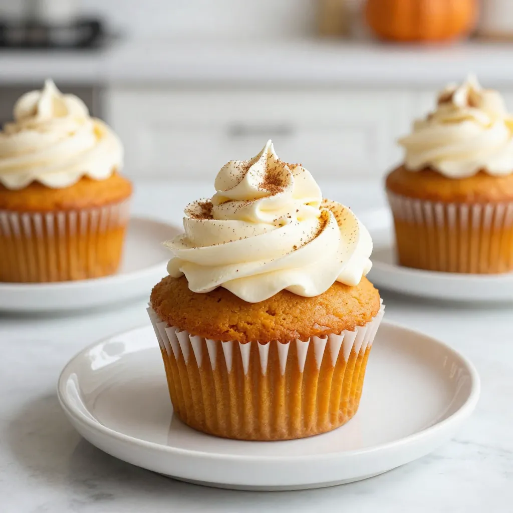 Pumpkin Spice Latte Cupcakes Delightful Fall Treat