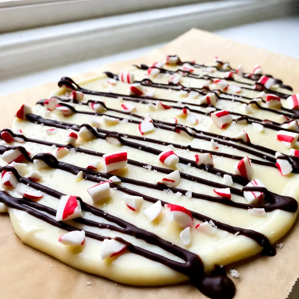 White Chocolate Peppermint Bark Rich and Festive Treat