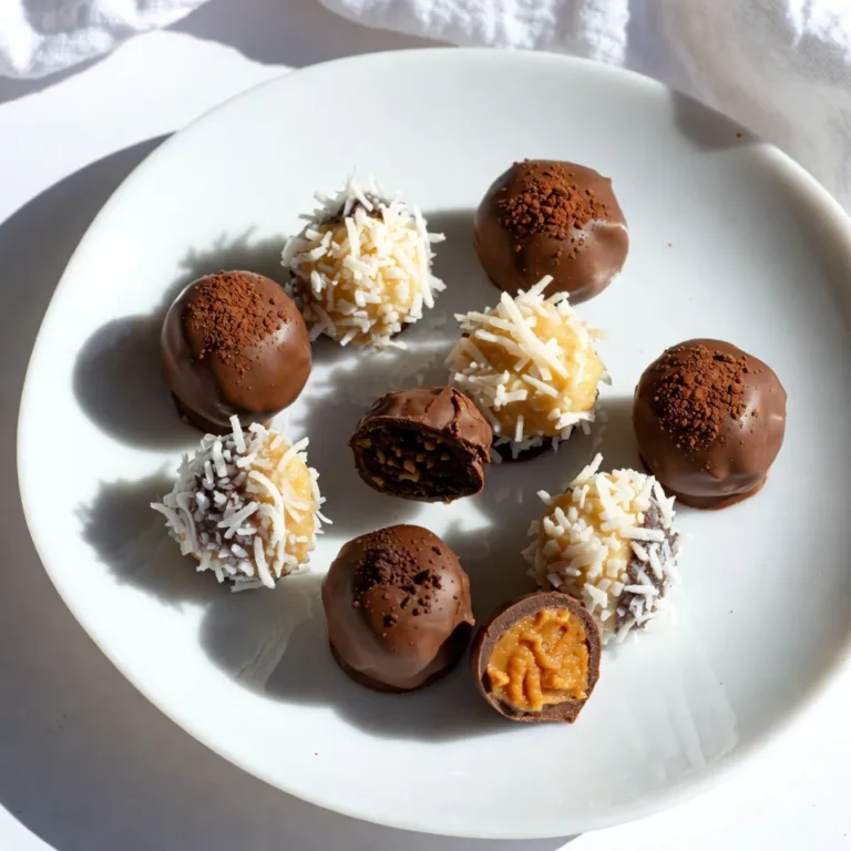 Martha Washington candy dates back to the 19th century. This sweet treat gained popularity in American homes. It features simple ingredients like coconut and peanut butter. These flavors blend well and make a delicious snack. Martha Washington, the first lady, represents a time of warmth and hospitality. She hosted many gatherings and shared her love of food. People often associate this candy with her legacy. It reflects her spirit of generosity and care for others. Traditional Martha Washington candy uses coconut, peanut butter, and chocolate. Some people add nuts or dried fruit for extra flavor. Modern recipes sometimes use different chocolates or sweeteners. Both versions taste great, but the classic remains a favorite. {{ingredient_image_2}} - 2 cups sweetened shredded coconut - 1 cup smooth peanut butter - 1/2 cup powdered sugar - 1 teaspoon vanilla extract - 1 cup semi-sweet chocolate chips - 2 tablespoons coconut oil Using fresh, high-quality ingredients makes a big difference. Choose sweetened shredded coconut without preservatives. This keeps your candy tasty and soft. For the peanut butter, select a smooth variety. Natural is best, with no added sugar or oils. The chocolate should be semi-sweet for the right balance of sweetness. If you can, use a brand you trust. If you're short on coconut, try almond flour for a nutty twist. You can swap peanut butter with almond or cashew butter. This will change the flavor, but it will still be delicious. If you want to avoid powdered sugar, use granulated sugar and blend it until fine. This will help it mix well with the other ingredients. For a dairy-free option, use dark chocolate chips instead of semi-sweet. First, grab a medium-sized mixing bowl. Add 2 cups of sweetened shredded coconut. Next, scoop in 1 cup of smooth peanut butter. Then, add 1/2 cup of powdered sugar and 1 teaspoon of vanilla extract. Use a sturdy spatula or a spoon to mix everything together. You want a thick and sticky dough. This is key for shaping. Once mixed, clean your hands. Scoop out small portions of the mixture. Roll them into bite-sized balls or pat them into squares about 1 inch wide. Lay each piece on a baking sheet lined with parchment paper. Make sure they have some space between them. Now, place the baking sheet in the freezer. Let the candies chill for at least 30 minutes. This helps them firm up and keep their shape. When mixing, ensure all ingredients blend well. If the dough feels too sticky, add a bit more powdered sugar. This will help with shaping. For rolling, wet your hands slightly. This prevents sticking and makes it easier to form the candies. If you prefer squares, use a knife to cut them evenly. This gives a nice look and makes them easy to serve. While the candies chill, prepare the chocolate coating. Get a microwave-safe bowl. Add 1 cup of semi-sweet chocolate chips and 2 tablespoons of coconut oil. Heat this in the microwave in 30-second intervals. Stir after each interval until the chocolate is fully melted and smooth. Be careful not to overheat. You want the chocolate warm but not hot. This will make coating the candies easy and keep them shiny. Pro Tips Chill for Best Results: Ensure the candies are well-chilled before coating them in chocolate. This will help maintain their shape and prevent melting during the dipping process. Use Quality Chocolate: Opt for high-quality semi-sweet chocolate chips for a richer flavor. Consider using chocolate bars and chopping them for a smoother melt. Experiment with Flavors: Feel free to add a pinch of sea salt, a dash of cinnamon, or even almond extract to the coconut mixture for a unique twist on the classic recipe. Storage Tips: Store the finished candies in an airtight container in the refrigerator for up to two weeks. For longer storage, freeze them and enjoy them later! {{image_4}} To get a smooth and shiny coat of chocolate, use good quality chocolate chips. Semi-sweet is best for this candy. Melt the chocolate slowly in the microwave. Stir it every 30 seconds. This keeps it from burning. If the chocolate gets too thick, add a bit more coconut oil. This will help it coat the candies better. After rolling your candy into balls or squares, chill them in the freezer. This makes them firm and less sticky. Use parchment paper on your baking sheet. This helps the candies not stick when you dip them in chocolate. If they do stick, gently use a spatula to lift them off. Store any leftover candies in an airtight container. Keep them in the fridge to stay fresh. They can last for up to a week. If you want to keep them longer, freeze them. Just make sure to wrap each piece well to prevent freezer burn. When you're ready to eat them, let them thaw in the fridge. You can change the flavor of Martha Washington candy easily. Adding nuts is a great option. Chopped pecans or walnuts add a nice crunch. You can also mix in dried fruits, like cherries or cranberries. This adds a sweet and tangy twist. For a tropical flair, try adding crushed pineapple. This brings a fresh taste that pairs well with coconut. You can even use flavored chocolate. Dark chocolate or white chocolate can give a new spin to the classic taste. If you need vegan options, you can still enjoy this candy. Swap out peanut butter for almond or cashew butter. Use a vegan chocolate brand for coating. You can find many great options in stores today. For gluten-free needs, always check labels on the chocolate and other ingredients. Ensure they are certified gluten-free to avoid any issues. These simple swaps keep the candy delicious and kind to different diets. How you present Martha Washington candy can make it even more special. For holidays, arrange the candies on a decorative platter. Sprinkle some extra shredded coconut on top for a snowy look. If you’re hosting a party, use small cupcake liners to hold each piece. This adds a fun touch. For gifts, place the candies in a cute box or jar. Tie it with a ribbon for a personal touch. You can customize the box for birthdays or holidays, making it a delightful treat for anyone. Yes, you can make Martha Washington candies ahead of time. They hold well in the fridge. I often prepare them a few days before events. This way, I have less stress on the day of the gathering. Just follow the recipe and store them properly. Store these candies in an airtight container. You can keep them in the fridge for up to two weeks. This helps to keep the chocolate and coconut fresh. If you want to keep them longer, you can freeze them. Just place them in a freezer-safe bag or container. To reheat leftover chocolate, use a microwave-safe bowl. Heat it in short bursts of 15 to 20 seconds. Stir in between to avoid burning the chocolate. This method keeps the chocolate smooth and shiny. You can also use a double boiler for a gentle heat option. Martha Washington Candy has a rich history, blending old traditions with modern twists. We explored its origins and the essential ingredients that make it special. The detailed steps provided guide you through the making process, ensuring a perfect treat. With tips for coating and storing, you can enjoy these candies anytime. Lastly, the variations cater to all tastes and diets. Now you can make Martha Washington Candy with confidence and creativity. Enjoy sharing this delightful treat with friends and family!