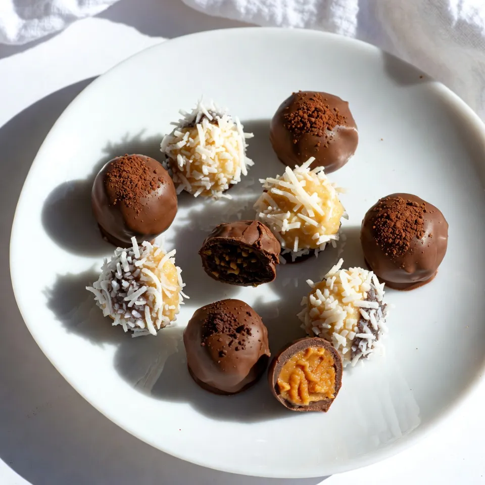 Martha Washington candy dates back to the 19th century. This sweet treat gained popularity in American homes. It features simple ingredients like coconut and peanut butter. These flavors blend well and make a delicious snack. Martha Washington, the first lady, represents a time of warmth and hospitality. She hosted many gatherings and shared her love of food. People often associate this candy with her legacy. It reflects her spirit of generosity and care for others. Traditional Martha Washington candy uses coconut, peanut butter, and chocolate. Some people add nuts or dried fruit for extra flavor. Modern recipes sometimes use different chocolates or sweeteners. Both versions taste great, but the classic remains a favorite. {{ingredient_image_2}} - 2 cups sweetened shredded coconut - 1 cup smooth peanut butter - 1/2 cup powdered sugar - 1 teaspoon vanilla extract - 1 cup semi-sweet chocolate chips - 2 tablespoons coconut oil Using fresh, high-quality ingredients makes a big difference. Choose sweetened shredded coconut without preservatives. This keeps your candy tasty and soft. For the peanut butter, select a smooth variety. Natural is best, with no added sugar or oils. The chocolate should be semi-sweet for the right balance of sweetness. If you can, use a brand you trust. If you're short on coconut, try almond flour for a nutty twist. You can swap peanut butter with almond or cashew butter. This will change the flavor, but it will still be delicious. If you want to avoid powdered sugar, use granulated sugar and blend it until fine. This will help it mix well with the other ingredients. For a dairy-free option, use dark chocolate chips instead of semi-sweet. First, grab a medium-sized mixing bowl. Add 2 cups of sweetened shredded coconut. Next, scoop in 1 cup of smooth peanut butter. Then, add 1/2 cup of powdered sugar and 1 teaspoon of vanilla extract. Use a sturdy spatula or a spoon to mix everything together. You want a thick and sticky dough. This is key for shaping. Once mixed, clean your hands. Scoop out small portions of the mixture. Roll them into bite-sized balls or pat them into squares about 1 inch wide. Lay each piece on a baking sheet lined with parchment paper. Make sure they have some space between them. Now, place the baking sheet in the freezer. Let the candies chill for at least 30 minutes. This helps them firm up and keep their shape. When mixing, ensure all ingredients blend well. If the dough feels too sticky, add a bit more powdered sugar. This will help with shaping. For rolling, wet your hands slightly. This prevents sticking and makes it easier to form the candies. If you prefer squares, use a knife to cut them evenly. This gives a nice look and makes them easy to serve. While the candies chill, prepare the chocolate coating. Get a microwave-safe bowl. Add 1 cup of semi-sweet chocolate chips and 2 tablespoons of coconut oil. Heat this in the microwave in 30-second intervals. Stir after each interval until the chocolate is fully melted and smooth. Be careful not to overheat. You want the chocolate warm but not hot. This will make coating the candies easy and keep them shiny. Pro Tips Chill for Best Results: Ensure the candies are well-chilled before coating them in chocolate. This will help maintain their shape and prevent melting during the dipping process. Use Quality Chocolate: Opt for high-quality semi-sweet chocolate chips for a richer flavor. Consider using chocolate bars and chopping them for a smoother melt. Experiment with Flavors: Feel free to add a pinch of sea salt, a dash of cinnamon, or even almond extract to the coconut mixture for a unique twist on the classic recipe. Storage Tips: Store the finished candies in an airtight container in the refrigerator for up to two weeks. For longer storage, freeze them and enjoy them later! {{image_4}} To get a smooth and shiny coat of chocolate, use good quality chocolate chips. Semi-sweet is best for this candy. Melt the chocolate slowly in the microwave. Stir it every 30 seconds. This keeps it from burning. If the chocolate gets too thick, add a bit more coconut oil. This will help it coat the candies better. After rolling your candy into balls or squares, chill them in the freezer. This makes them firm and less sticky. Use parchment paper on your baking sheet. This helps the candies not stick when you dip them in chocolate. If they do stick, gently use a spatula to lift them off. Store any leftover candies in an airtight container. Keep them in the fridge to stay fresh. They can last for up to a week. If you want to keep them longer, freeze them. Just make sure to wrap each piece well to prevent freezer burn. When you're ready to eat them, let them thaw in the fridge. You can change the flavor of Martha Washington candy easily. Adding nuts is a great option. Chopped pecans or walnuts add a nice crunch. You can also mix in dried fruits, like cherries or cranberries. This adds a sweet and tangy twist. For a tropical flair, try adding crushed pineapple. This brings a fresh taste that pairs well with coconut. You can even use flavored chocolate. Dark chocolate or white chocolate can give a new spin to the classic taste. If you need vegan options, you can still enjoy this candy. Swap out peanut butter for almond or cashew butter. Use a vegan chocolate brand for coating. You can find many great options in stores today. For gluten-free needs, always check labels on the chocolate and other ingredients. Ensure they are certified gluten-free to avoid any issues. These simple swaps keep the candy delicious and kind to different diets. How you present Martha Washington candy can make it even more special. For holidays, arrange the candies on a decorative platter. Sprinkle some extra shredded coconut on top for a snowy look. If you’re hosting a party, use small cupcake liners to hold each piece. This adds a fun touch. For gifts, place the candies in a cute box or jar. Tie it with a ribbon for a personal touch. You can customize the box for birthdays or holidays, making it a delightful treat for anyone. Yes, you can make Martha Washington candies ahead of time. They hold well in the fridge. I often prepare them a few days before events. This way, I have less stress on the day of the gathering. Just follow the recipe and store them properly. Store these candies in an airtight container. You can keep them in the fridge for up to two weeks. This helps to keep the chocolate and coconut fresh. If you want to keep them longer, you can freeze them. Just place them in a freezer-safe bag or container. To reheat leftover chocolate, use a microwave-safe bowl. Heat it in short bursts of 15 to 20 seconds. Stir in between to avoid burning the chocolate. This method keeps the chocolate smooth and shiny. You can also use a double boiler for a gentle heat option. Martha Washington Candy has a rich history, blending old traditions with modern twists. We explored its origins and the essential ingredients that make it special. The detailed steps provided guide you through the making process, ensuring a perfect treat. With tips for coating and storing, you can enjoy these candies anytime. Lastly, the variations cater to all tastes and diets. Now you can make Martha Washington Candy with confidence and creativity. Enjoy sharing this delightful treat with friends and family!